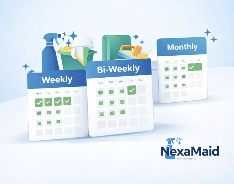 Flexible cleaning plans Chicago by Nexa Maid